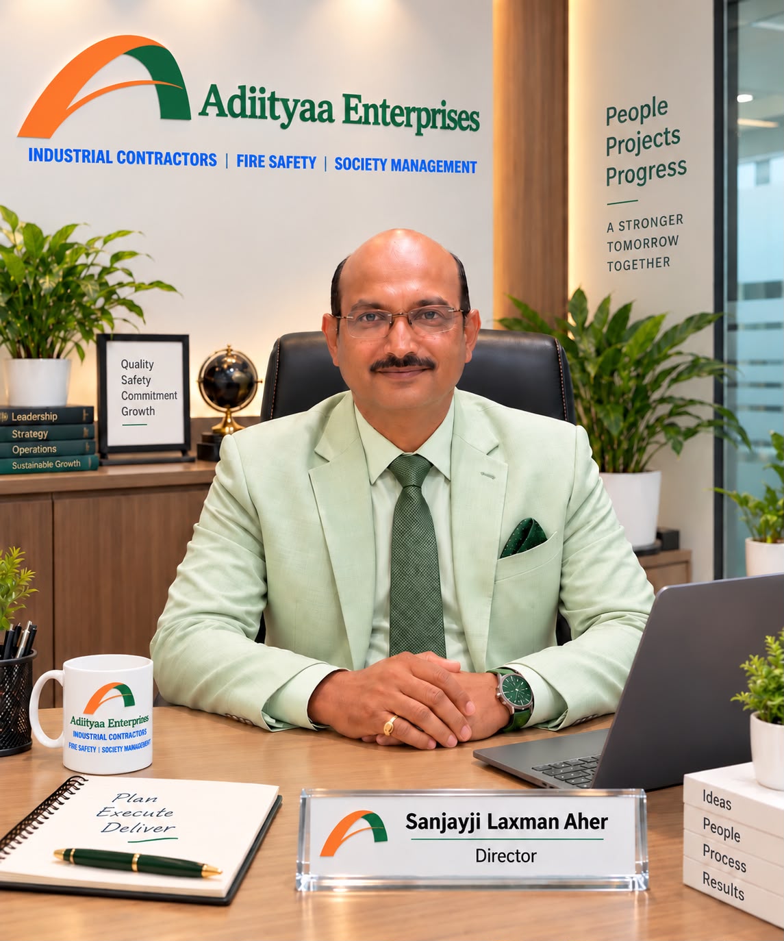 Director Sanjayji Laxman Aher — Adiityaa Enterprises